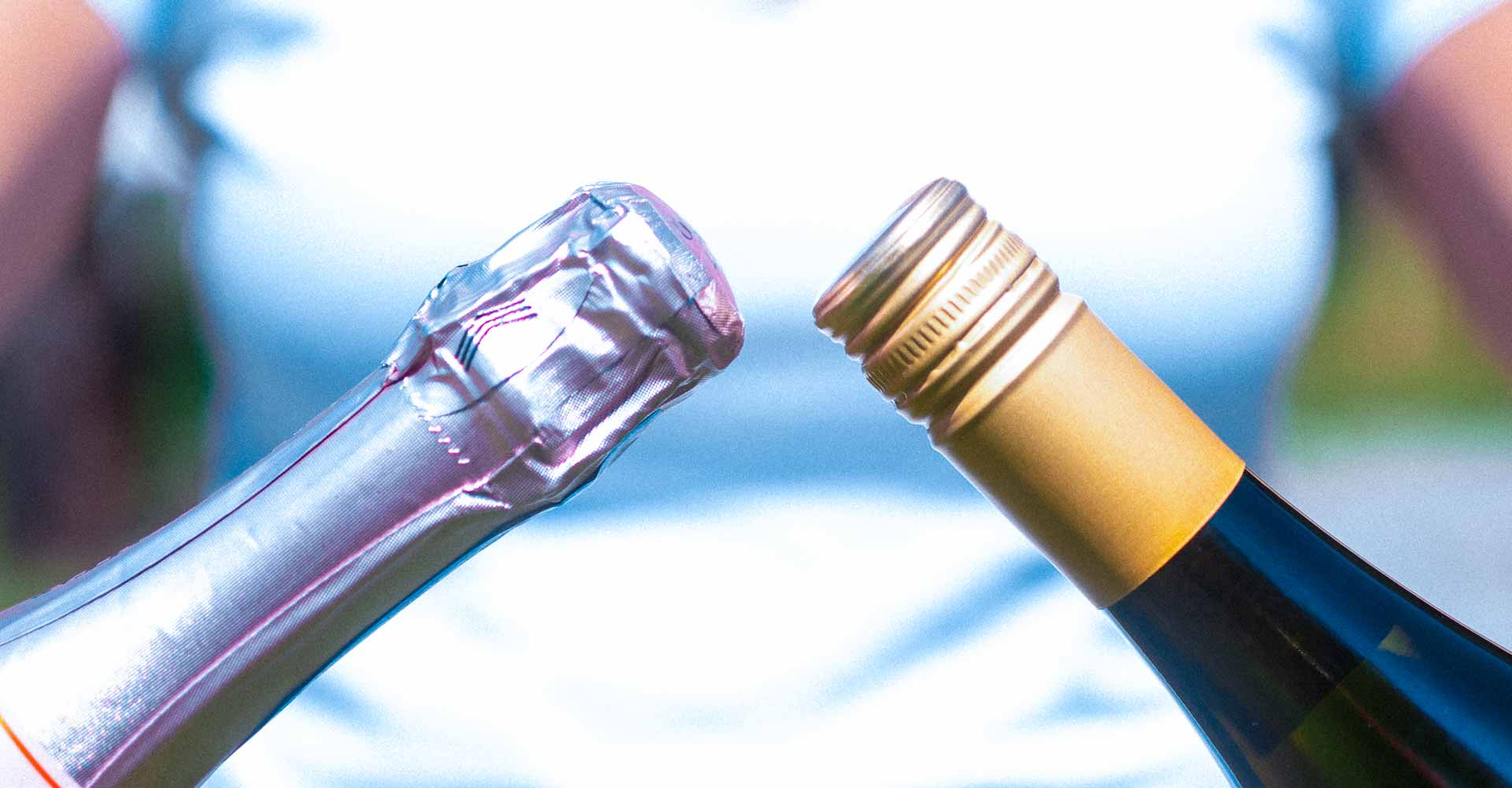 Prosecco podle uzávěru - hřibový nebo šroubovací uzávěr